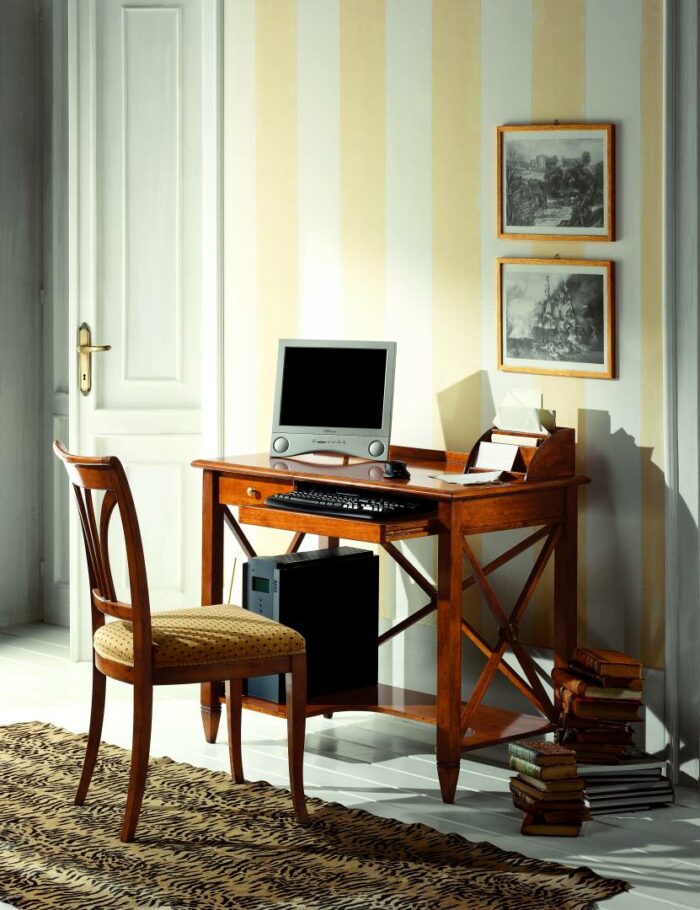 21.28 - Scrivania porta pc con croce romana