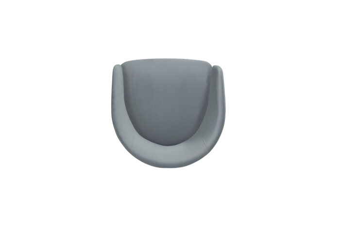 50.54 - Sedia con struttura in metallo oro lucido, rivestimento in velluto - immagine 4